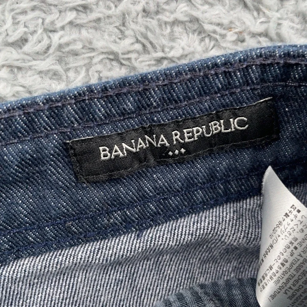 Banana Republic Jeans Mens 34x34 Blue Cargo Tapered Surplus Preppy Navy Utility